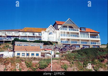 Cottage Hotel, Hope Cove, Kingsbridge, South Devon, Inghilterra, Regno Unito. Foto Stock