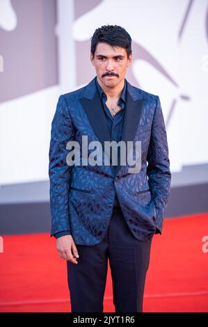 Venezia, Italia. 07th Set, 2022. Andrea Dodero partecipa al tappeto rosso 'The Son' al 79th° Festival Internazionale del Cinema di Venezia il 07 settembre 2022 a Venezia. Credit: Independent Photo Agency/Alamy Live News Foto Stock