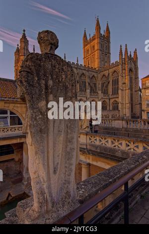 Bagni Romani tramonto Foto Stock