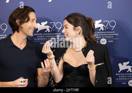 Lido di Venezia, Italia. 08th set, 2022. Partecipa alla fotocall per 'Blonde' al 79th° Festival Internazionale del Cinema di Venezia, il 08 settembre 2022 a Venezia. © Photo: Cinzia Camela. Credit: Independent Photo Agency/Alamy Live News Foto Stock