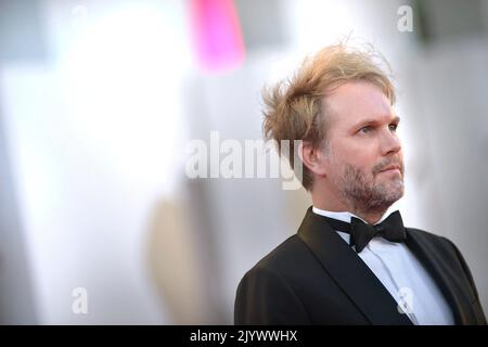 Venezia, Italia. 07th Set, 2022. VENEZIA, ITALIA - 07 SETTEMBRE: Florian Zeller partecipa al tappeto rosso 'The Son' al 79th° Festival Internazionale del Cinema di Venezia, il 07 settembre 2022 a Venezia. Credit: dpa/Alamy Live News Foto Stock