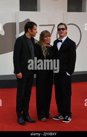 Venezia, Italia. 08th Set, 2022. Brad Pitt partecipa al tappeto 'Blonde' al 79th° Festival Internazionale del Cinema di Venezia il 08 settembre 2022 a Venezia. Credit: Sipa USA/Alamy Live News Foto Stock