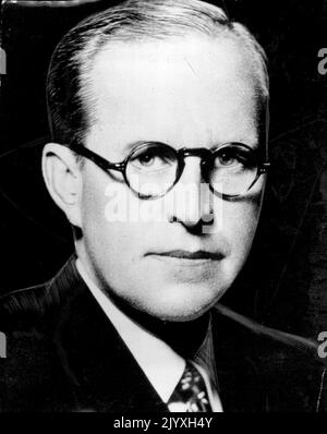 Evelt nomina nuovo Ambasciatore a Londra : Joseph P. Kennedy, probabile nuovo Ambasciatore a Londra. Presidente ***** , Si afferma oggi di aver deciso la nomina di un nuovo Ambasciatore a Londra. Si comprende che ha offerto il posto al sig. Joseph P. Kennedy, il suo uomo d'affari 1 '. Si riferisce che il sig. Robert Bingham, attuale ambasciatore si è dimesso parecchie settimane fa a causa del malato il sig. Kennedy viene dal Massachusetts ed è di irlandese ***** . Dicembre 09, 1937. (Foto di Keystone). Foto Stock