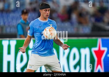 ROMA, ITALIA - 8 SETTEMBRE: Felipe Anderson del Lazio Roma durante la partita di UEFA Europa League Group F tra Lazio Roma e Feyenoord allo Stadio Olimpico il 8 settembre 2022 a Roma (Foto di René Nijhuis/Orange Pictures) Foto Stock