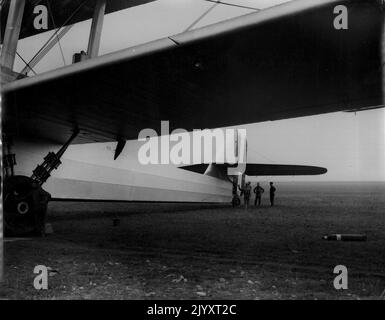 388 Aviazione. Aprile 10, 1930. (Foto di Colimibi Gerardo (Bin). Foto Stock