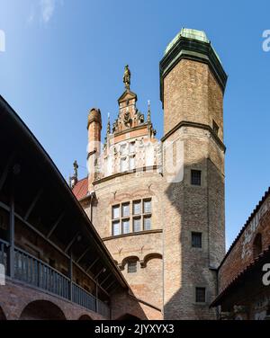 Una foto della Torre Prison di Danzica. Foto Stock