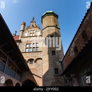 Una foto della Torre Prison di Danzica. Foto Stock