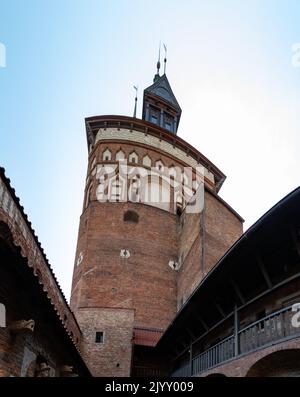 Una foto della Torre Prison di Danzica. Foto Stock