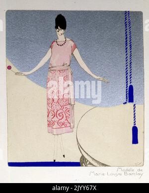 Modella di Marie Louye Barclay. Foto Stock