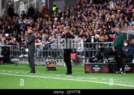 8 settembre 2022, Bolt Arena, Helsinki UEFA Europa League 2022-23 HJK Helsinki - Real Betis Balompi Coach Manuel Pellegrini - Betis Credit: Juha Tamminen/AFLO/Alamy Live News Foto Stock