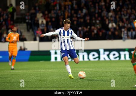 8 settembre 2022, Bolt Arena, Helsinki UEFA Europa League 2022-23 HJK Helsinki - Real Betis Balompi Lucas Lingman - HJK Credit: Juha Tamminen/AFLO/Alamy Live News Foto Stock