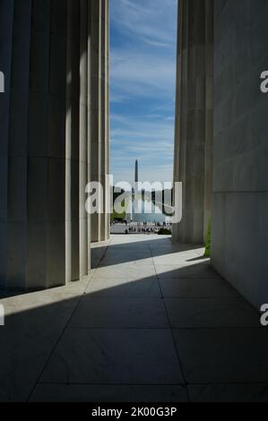 Washington, D.C. immagini: Edifici, monumenti, paesaggi, paesaggi aerei. Foto Stock