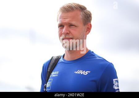 Italia, 09/09/2022, Monza, Italia. 09th Set, 2022. #20 Kevin Magnussen, Haas F1 Team durante il GP d'Italia, 8-11 settembre 2022 sul circuito di Monza, campionato del mondo di Formula 1 2022,09/09/2022 Foto Federico Basile/Insidefoto Credit: Insidefoto di andrea staccioli/Alamy Live News Foto Stock