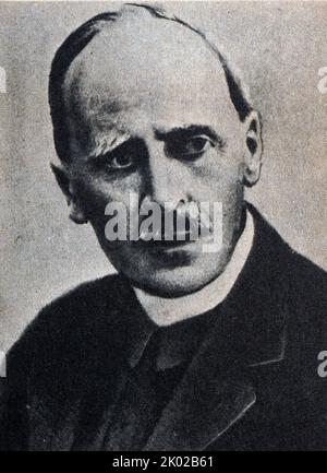 Romain Rolland (1866 - 30 dicembre 1944) drammaturgo, romanziere, saggio, storico dell'arte e mistico francese che nel 1915 ha ricevuto il Premio Nobel per la letteratura Foto Stock