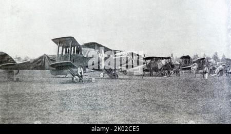 L'unità aerea dell'esercito di cavalleria del 1st durante la guerra civile russa. 1920 Foto Stock