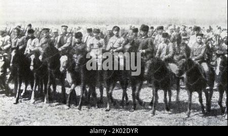 L'esercito di cavalleria del 1st. 1919. Foto Stock