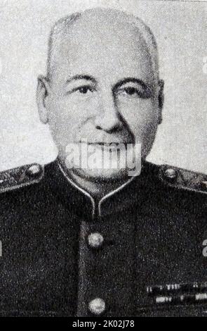 Andrei Nikolayevich Tupolev (1888 - 1972); ingegnere aeronautico sovietico conosciuto per i suoi progetti pionieristici Foto Stock