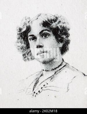 Alexandra Mikhailovna Kollontai (1872 - 1952) Marxista rivoluzionario e teorico, prima come membro dei menscevichi, poi dal 1915 come bolscevico (poi comunista). In qualità di Commissaria popolare per il Welfare nel governo bolscevico nel 1917-1918, divenne la prima donna della storia a diventare membro ufficiale di un gabinetto governativo Foto Stock