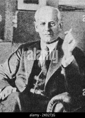 Eugene Debs (1855 - 1926) socialista, attivista politico, sindacalista americano, uno dei membri fondatori degli operai industriali del mondo. Foto Stock