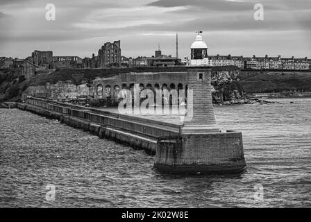 Tynemouth, Newcastle, Northumberland, Inghilterra settentrionale Foto Stock