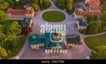 Palazzo Belvedere e Parco paesaggistico, Weimar, Turingia, Germania Foto Stock