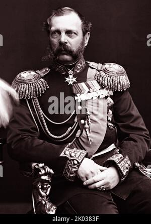 Alessandro II (1818 - 1881) Imperatore di Russia, Re di Polonia e Granduca di Finlandia dal 2 marzo 1855 fino al suo assassinio. Foto Stock