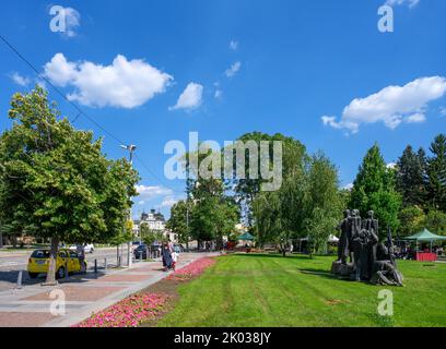 Monumento alla liberazione dal comunismo su Ulitsa Oborishte, Sofia, Bulgaria Foto Stock