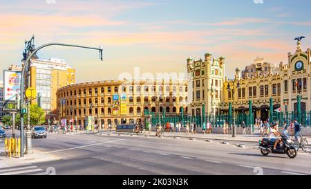 Stazione nord di Valencia, Spagna Foto Stock