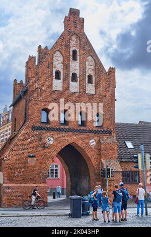 Città anseatica di Wismar, Meclemburgo-Pomerania occidentale, Germania, Europa, agosto 22, 2022. Foto Stock