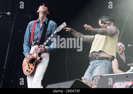 TURBONEGRO HELLFEST, Clisson, FRANCIA , 17/06/2016 Florent 'MrCrash' B. Foto Stock