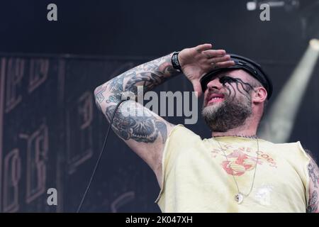 TURBONEGRO HELLFEST, Clisson, FRANCIA , 17/06/2016 Florent 'MrCrash' B. Foto Stock