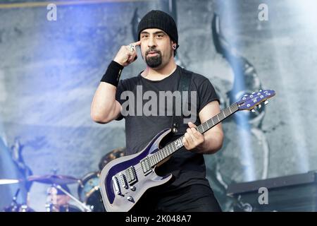 VOLBEAT HELLFEST, Clisson, FRANCIA , 17/06/2016 Florent 'MrCrash' B. Foto Stock