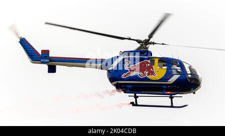 L'incredibile Red Bull Chopper al Stuart Air Show Foto Stock