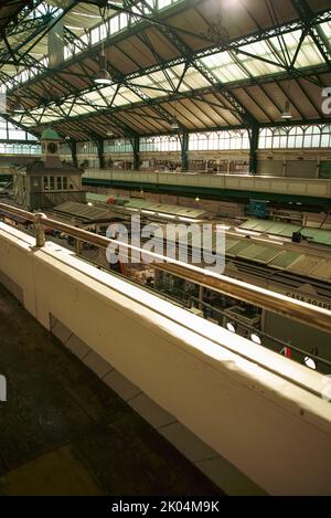 Cardiff, Galles, 12th 2022 agosto, 'Cardiff Public Indoor Covered Market', vittoriano. Foto Stock