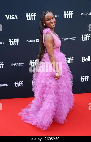 Toronto, ONTARIO. 9th settembre 2022. Agli arrivi per LA DONNA RE Premiere al Toronto International Film Festival, Roy Thomson Hall, Toronto, IL 9 settembre 2022. Credit: JA/Everett Collection/Alamy Live News Foto Stock