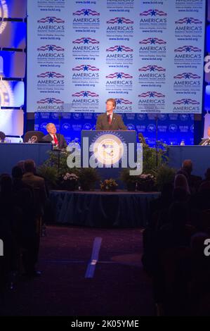 Attività alla American Federation of Labor-Congress of Industrial Organisations (AFL-CIO) Building and Construction Trades Convention, con intervento del Segretario Shaun Donovan. Foto Stock