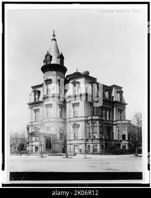 Legazione cinese, 1893. Stewart Castle, Chinese Legation, Dupont Circle, Washington, D.C. Foto Stock