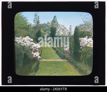 "Old Acres", casa Robert Low Bacon, Old Westbury, New York, 1921. Architettura della casa: Giovanni Russell Papa, 1904-1910. Paesaggio: Martha Brookes Brown Hutcheson, 1904-1910. Foto Stock