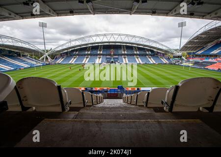 Huddersfield, Regno Unito. 10th Set, 2022. Vista generale all'interno del John Smith's Stadium davanti alla partita della Betfred Super League Huddersfield Giants vs Salford Red Devils al John Smith's Stadium, Huddersfield, Regno Unito, 10th settembre 2022 (Foto di James Heaton/News Images) a Huddersfield, Regno Unito il 9/10/2022. (Foto di James Heaton/News Images/Sipa USA) Credit: Sipa USA/Alamy Live News Foto Stock