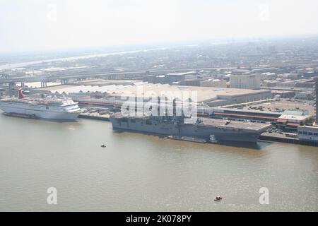 Seleziona visualizzazioni:} New Orleans, Louisiana dopo l'uragano Katrina. Foto Stock