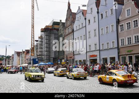 13. 08. 2022, Rally Olimpico 7, 1972, 50th ° anniversario Revival 2022, auto da corsa, rally, auto classica, Landshut Foto Stock