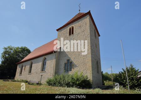 Chiesa di montagna a Heinsheim, Bad Rappenau, valle del Neckar, Baden-Wuerttemberg, Germania Foto Stock