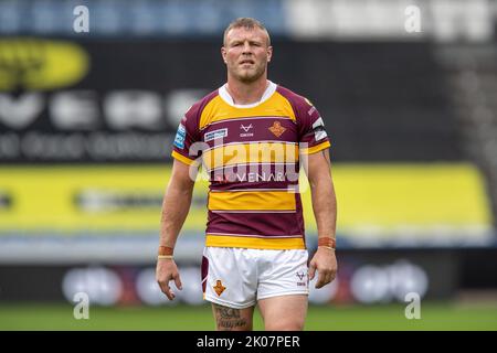 Huddersfield, Regno Unito. 10th Set, 2022. Josh Jones #11 dei giganti di Huddersfield durante la partita di Betfred Super League Huddersfield Giants contro Salford Red Devils al John Smith's Stadium, Huddersfield, Regno Unito, 10th settembre 2022 (Foto di James Heaton/News Images) a Huddersfield, Regno Unito il 9/10/2022. (Foto di James Heaton/News Images/Sipa USA) Credit: Sipa USA/Alamy Live News Foto Stock