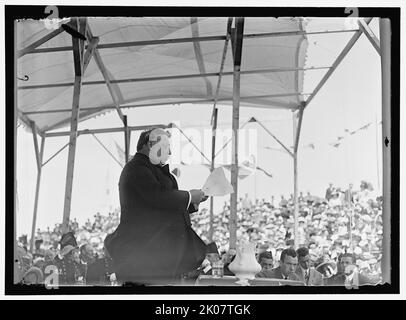 William Howard Taft, c1909-1917. il presidente DEGLI STATI UNITI fa un discorso. Foto Stock