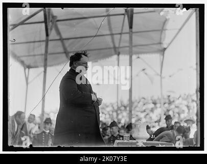 William Howard Taft, c1909-1917. il presidente DEGLI STATI UNITI fa un discorso. Foto Stock