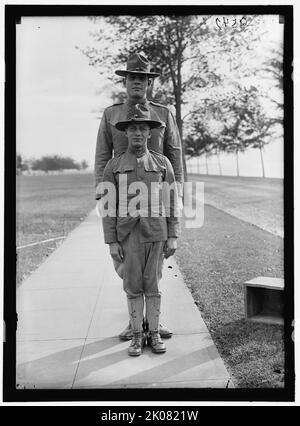 Campo, tra le 1916:1918 e le 18:00. Personale militare DEGLI STATI UNITI. Foto Stock