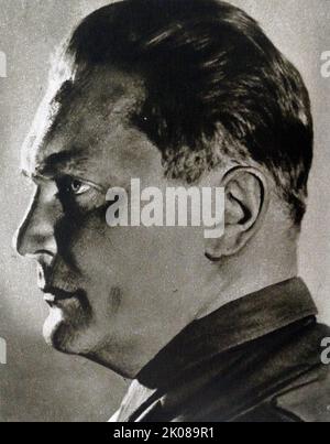 Hermann Wilhelm Goring (12 gennaio 1893 – 15 ottobre 1946) è stato un . Fu una delle figure più potenti del Partito nazista, che governò la Germania dal 1933 al 1945 Foto Stock