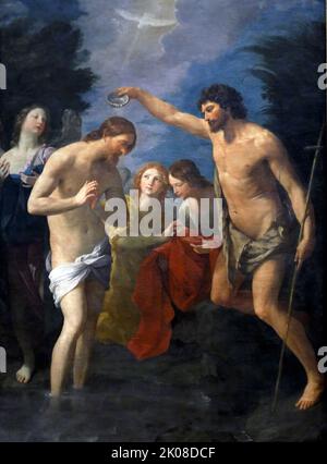 Il Battesimo di Cristo, c1622-23, di Guido reni (4 novembre 1575 – 18 agosto 1642) è stato un Foto Stock