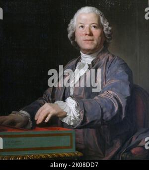 Christoph Willibald von Gluck, 1775 di Joseph-Siffred Duplessis (Parigi, 22 settembre 1725 – Parigi, 1 aprile 1802), è stato un pittore francese noto per la chiarezza e l'immediatezza dei suoi ritratti. Christoph Willibald (2 luglio 1714 – 15 novembre 1787) è stato un Foto Stock