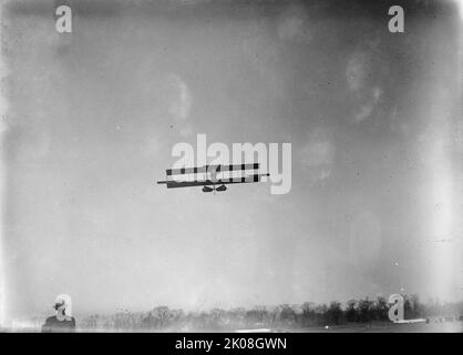 Curtiss Airplane - Prove di Curtiss aereo per l'esercito, viste generali, 1912. Prima aviazione, Stati Uniti. Foto Stock